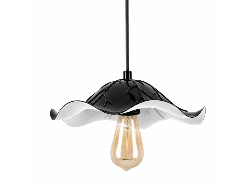 Metall-Hängeleuchte „Liana“ – 29 x 29 cm – Schwarz