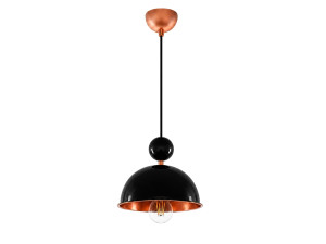 Metall-Hängeleuchte „Bubble“ – 21 x 21 cm – Schwarz