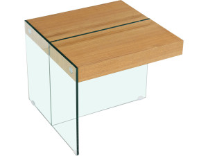 Couchtisch "Agrigento" - 60 x 60 x 50 cm - Eichenfinish