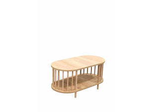 Holz-Couchtisch „Peka-0111“ – 90 x 43 x 45 cm – Eiche „Saphir“
