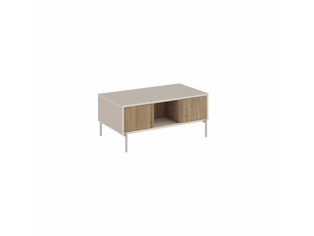Holz-Couchtisch „VENTRO“ – 100 x 42 x 60 cm – Steingut