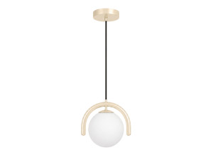 Metall-Hängeleuchte „GEDIK-20441“ – 20 x 20 cm – Beige