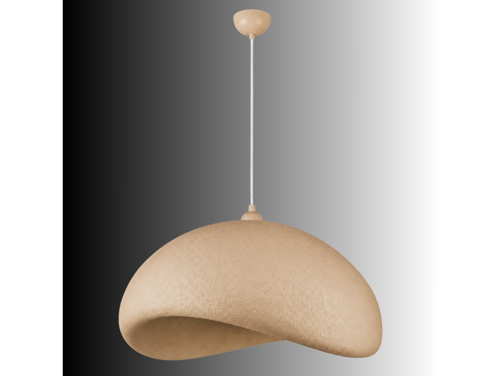 Metall-Hängeleuchte „Vegas“ – 64 x 51 cm – Beige