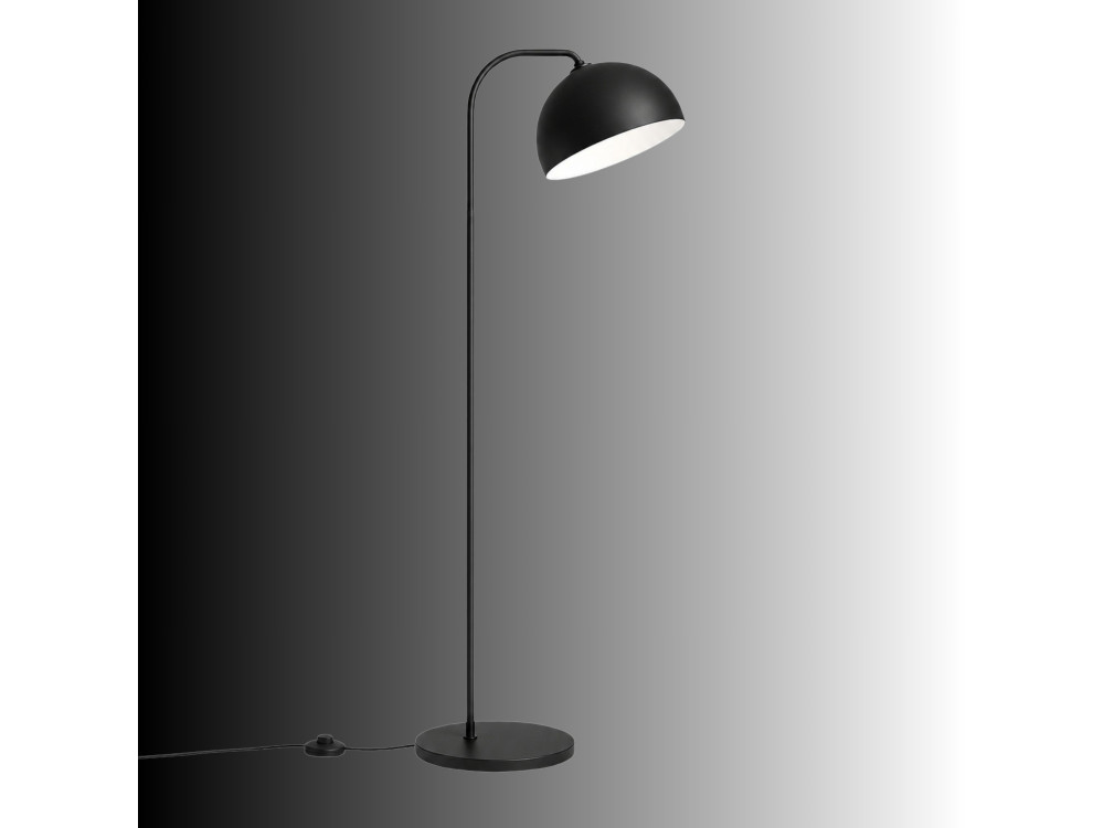 Metall-Stehlampe „Yaka“ – 51 x 51 cm – Schwarz