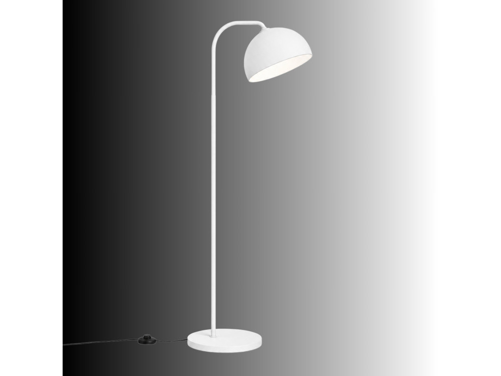 Metall-Stehlampe „Yaka“ – 51 x 51 cm – Weiß