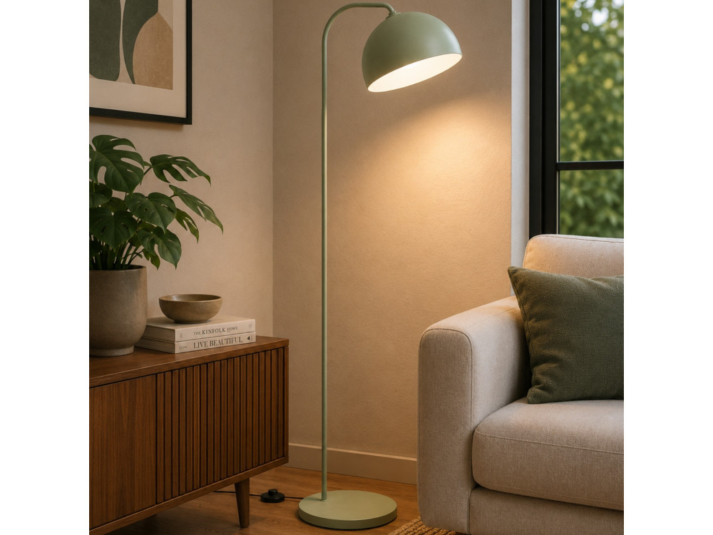 Metall-Stehlampe „Yaka“ – 51 x 51 cm – Mintgrün