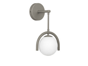 Wandleuchte aus Metall „GEDIK-20445“ – 20 x 20 cm – Grau