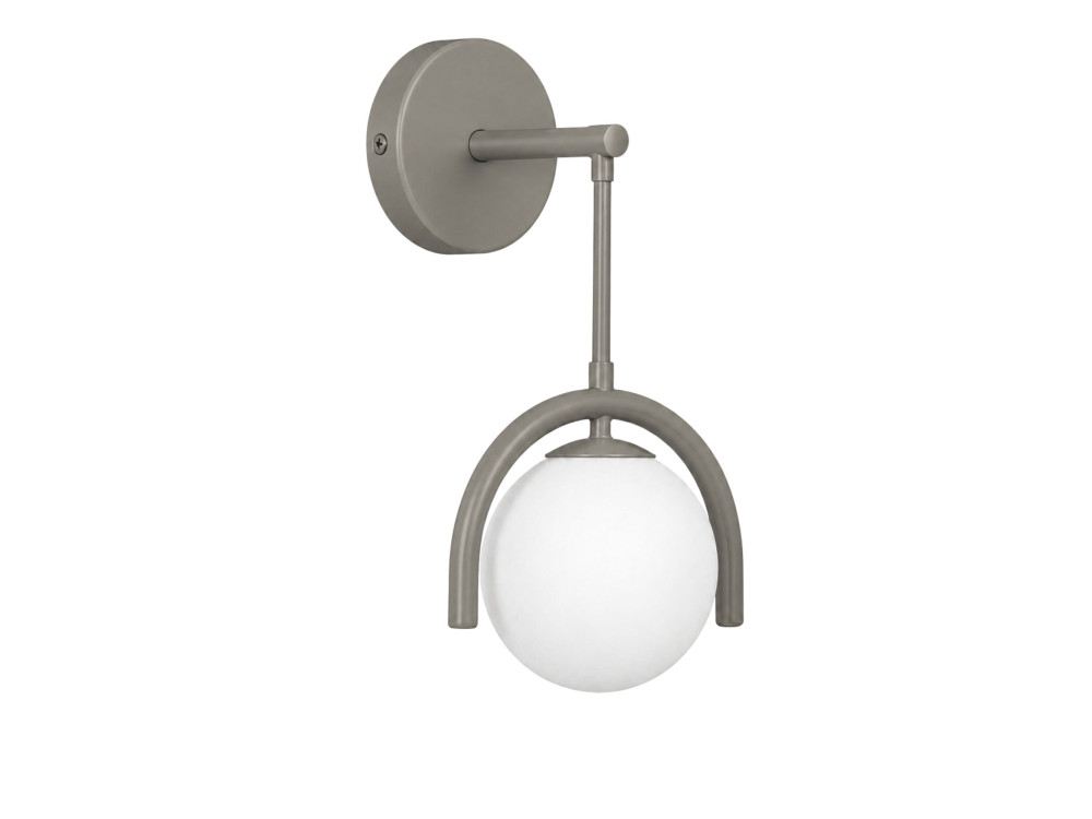 Wandleuchte aus Metall „GEDIK-20445“ – 20 x 20 cm – Grau