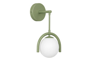 Wandleuchte aus Metall „GEDIK-20445“ – 20 x 20 cm – Mintgrün