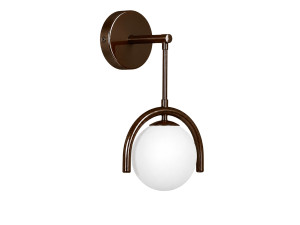Wandleuchte aus Metall „GEDIK-20445“ – 20 x 20 cm – Braun