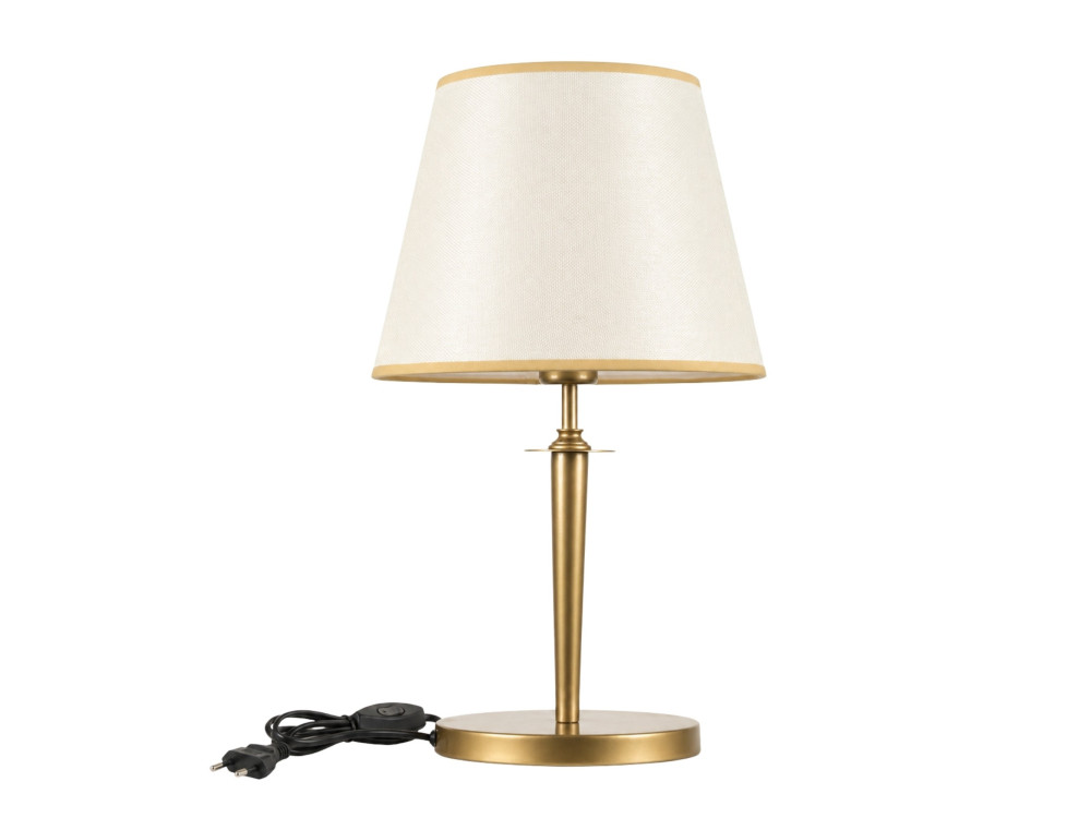 Tischlampe aus Metall „Milano“ – 31 x 31 cm – Beige