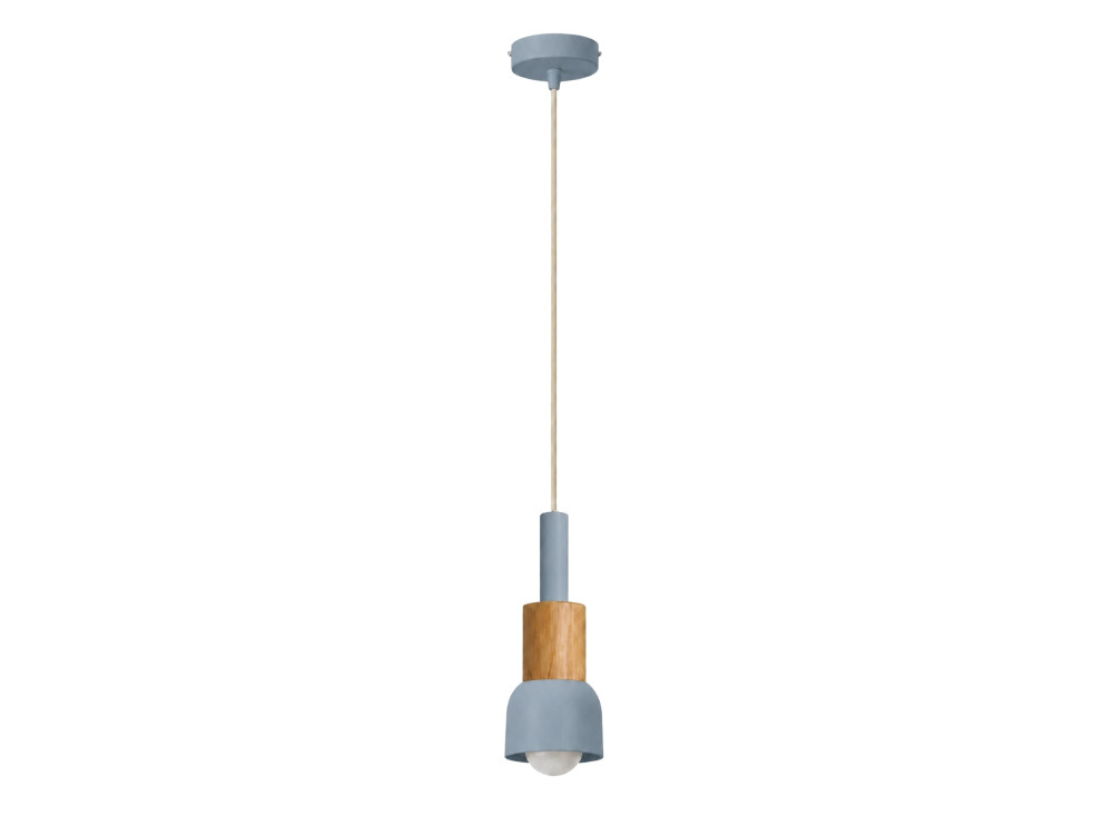 Metall-Hängeleuchte „Elwood“ – 10 x 25 cm – Blau