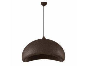 Metall-Hängeleuchte „Vegas“ – 64 x 51 cm – Braun