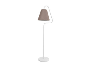 Metall-Stehlampe „Altur“ – 45 x 35 x 162 cm – Weiß