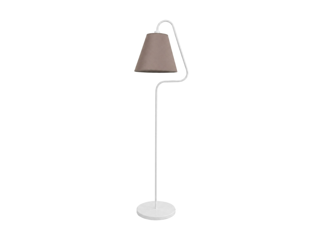 Metall-Stehlampe „Altur“ – 45 x 35 x 162 cm – Weiß