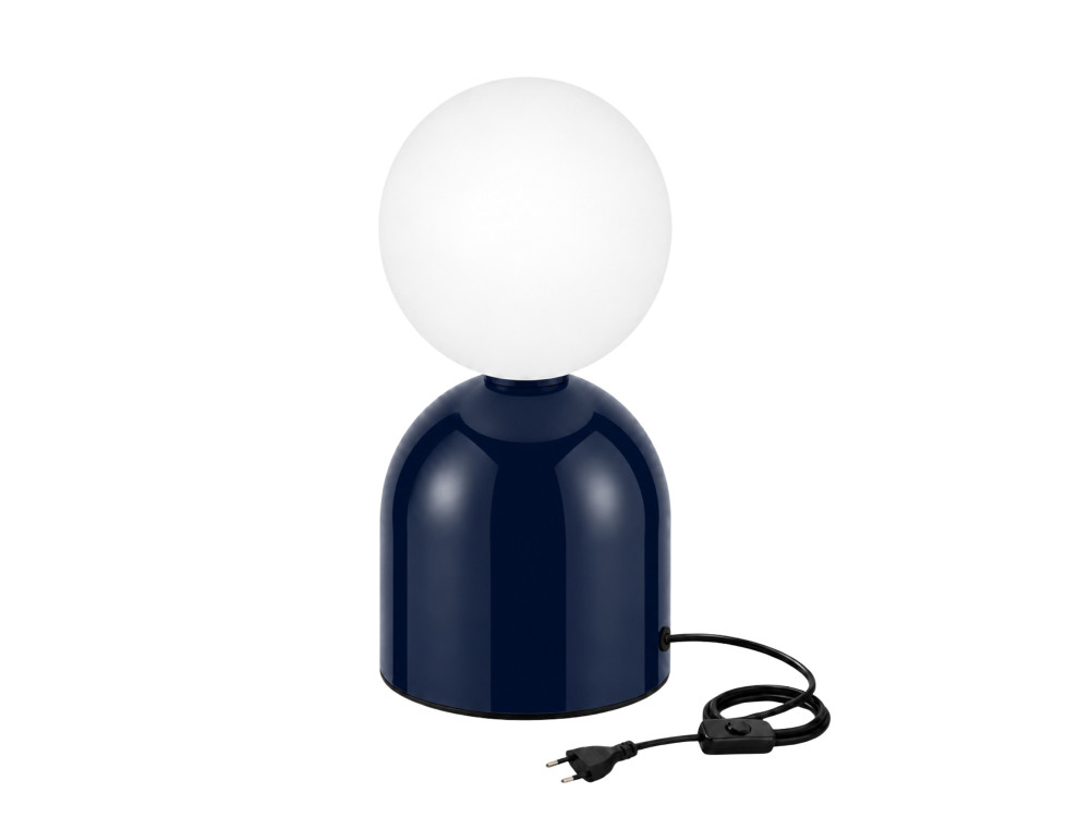 Tischlampe aus Metall „Pupa“ – 14 x 14 x 25 cm – Blau