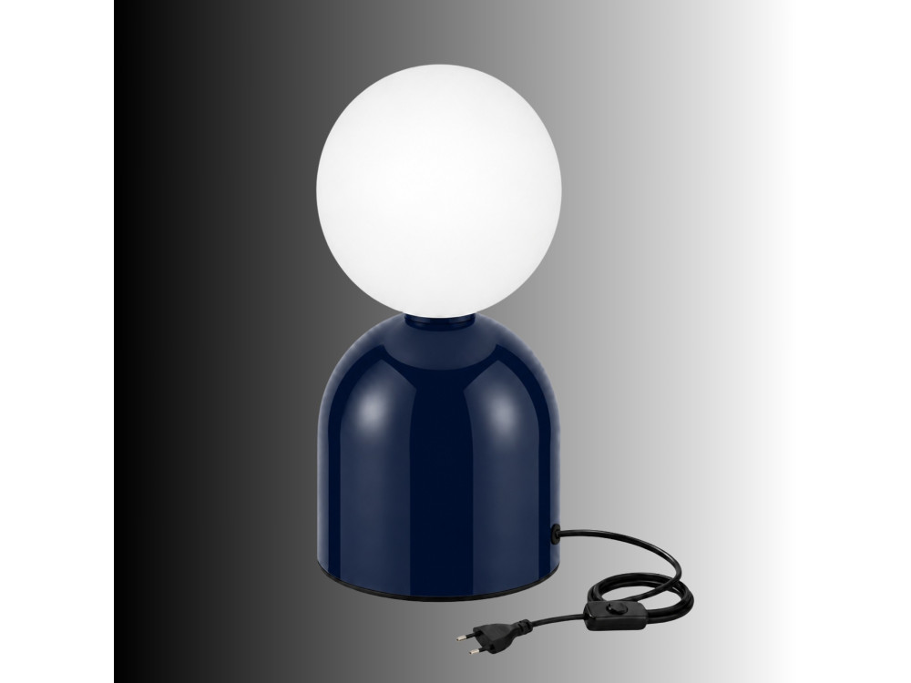 Tischlampe aus Metall „Pupa“ – 14 x 14 x 25 cm – Blau