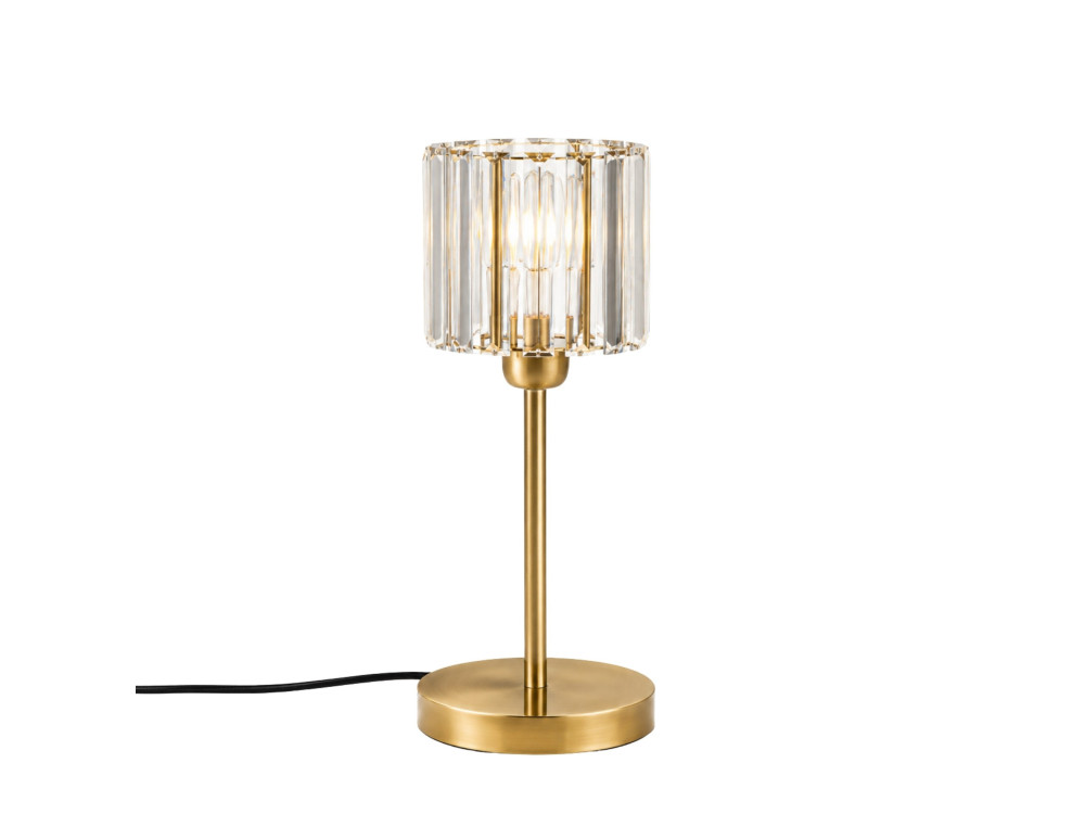 Tischlampe aus Metall „Yakops“ – 17 x 17 x 50 cm – Gelb