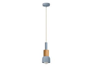 Metall-Hängeleuchte „Elwood“ – 10 x 25 cm – Blau