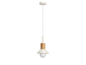 Metall-Hängeleuchte „Elwood“ – 10 x 25 cm – Beige