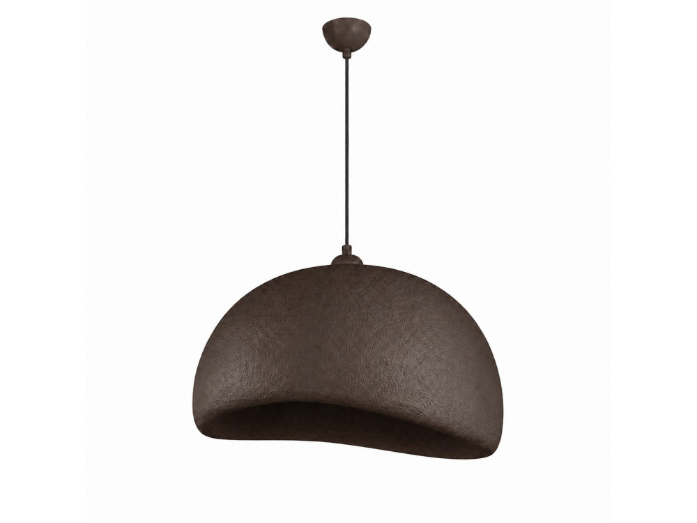 Metall-Hängeleuchte „Beta“ – 50 x 40 cm – Braun