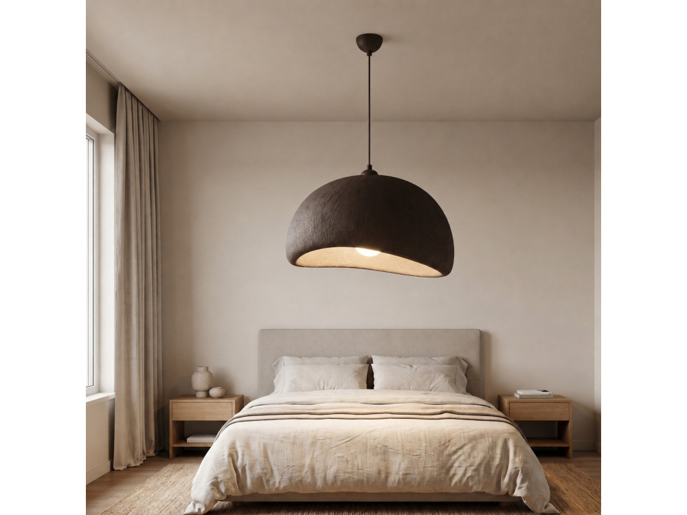 Metall-Hängeleuchte „Beta“ – 50 x 40 cm – Braun