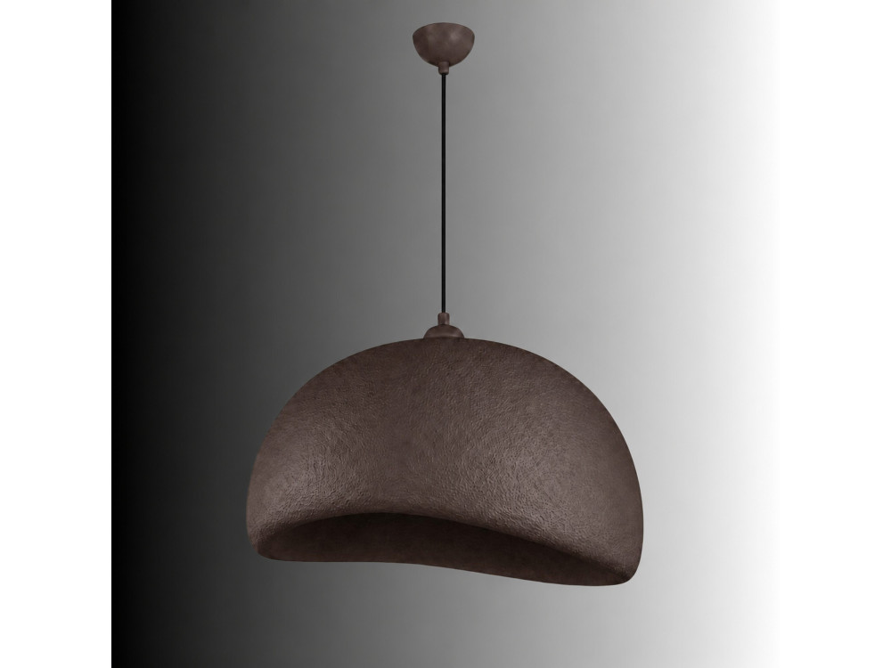 Metall-Hängeleuchte „Beta“ – 50 x 40 cm – Braun