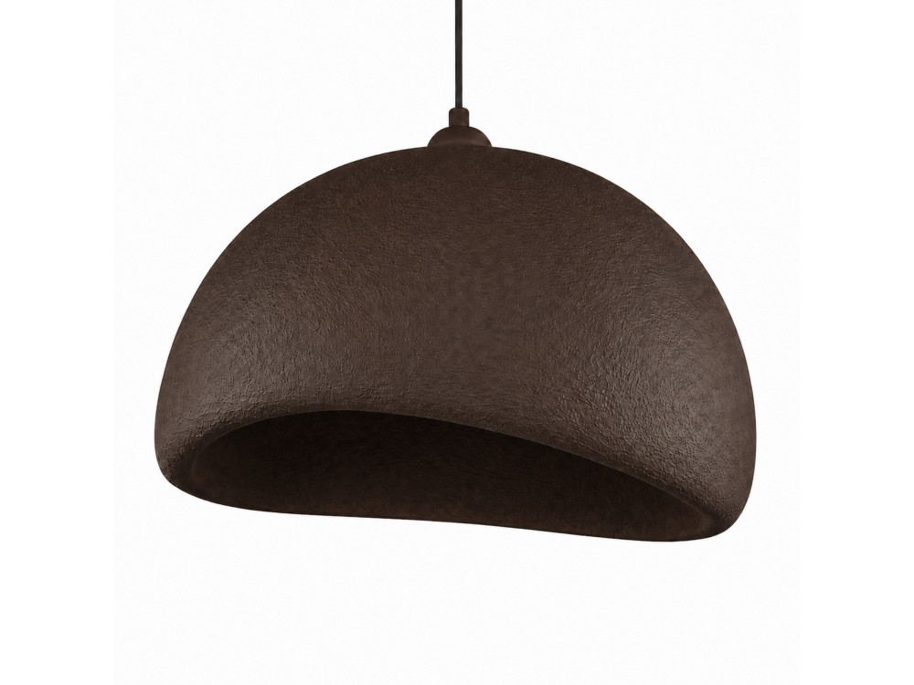 Metall-Hängeleuchte „Beta“ – 50 x 40 cm – Braun