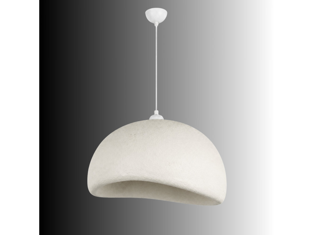 Metall-Hängeleuchte „Beta“ – 50 x 40 cm – Weiß