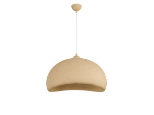 Metall-Hängeleuchte „Beta“ – 40 x 32 cm – Beige