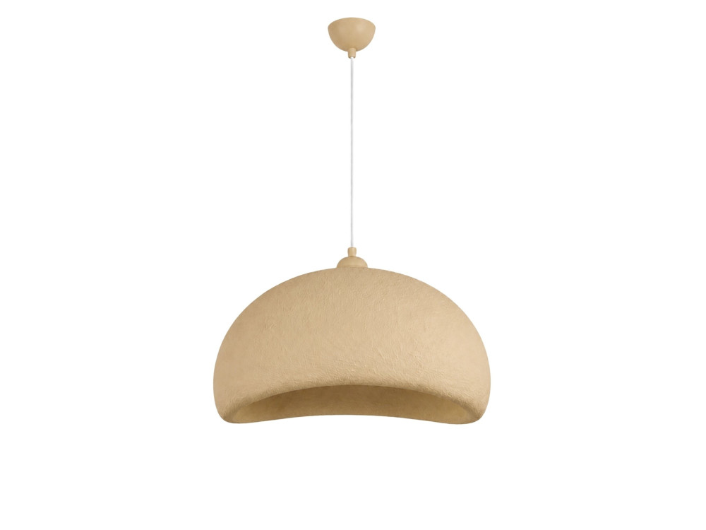 Metall-Hängeleuchte „Beta“ – 40 x 32 cm – Beige
