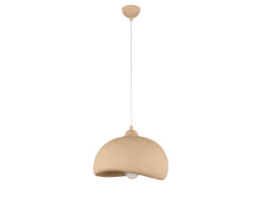 Metall-Hängeleuchte „Beta“ – 30 x 24 cm – Beige