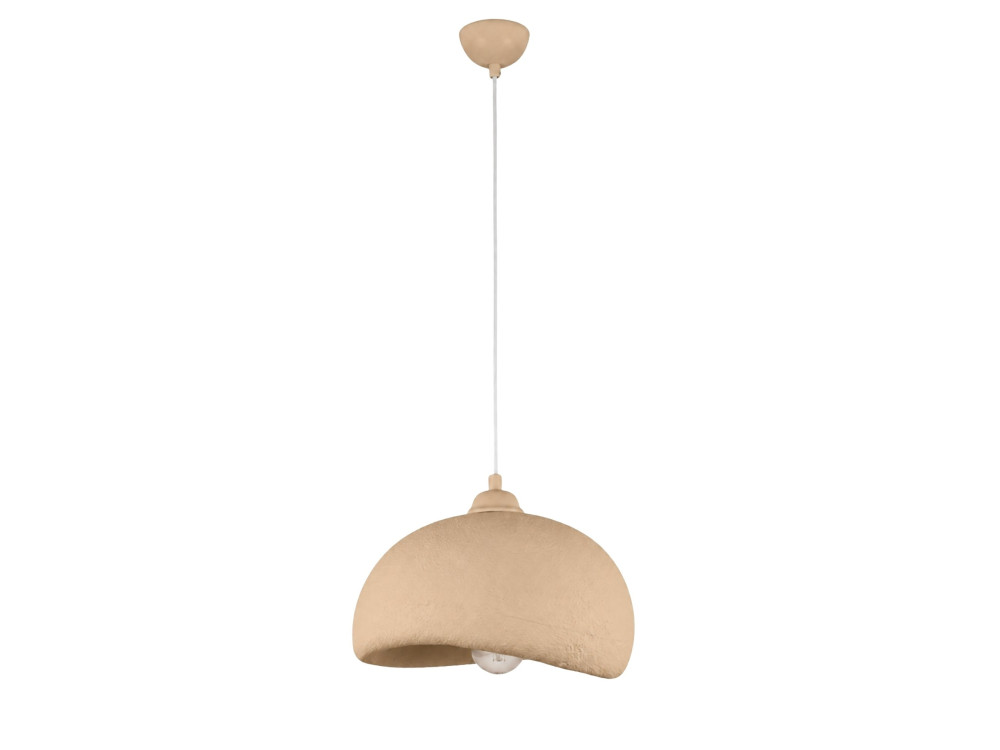 Metall-Hängeleuchte „Beta“ – 30 x 24 cm – Beige