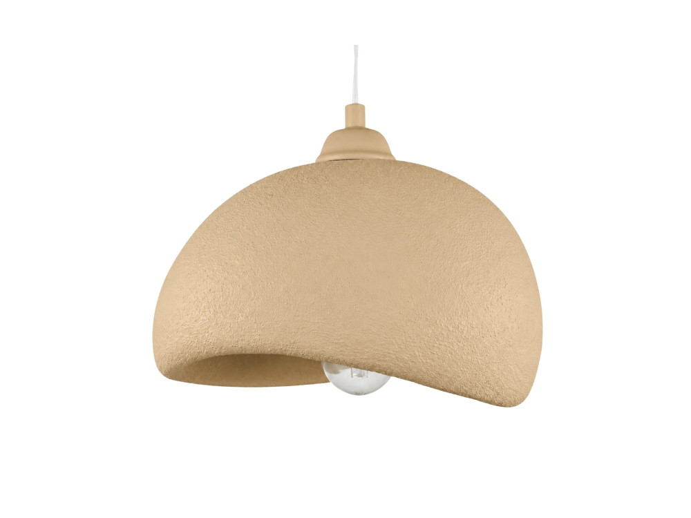 Metall-Hängeleuchte „Beta“ – 30 x 24 cm – Beige