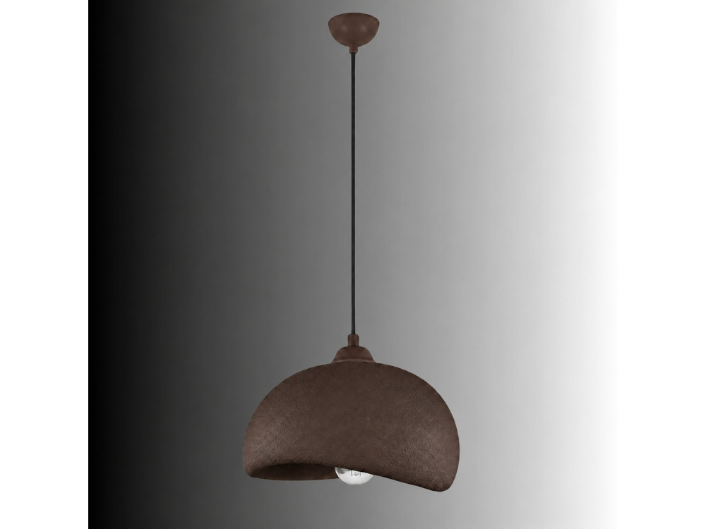 Hängeleuchte aus Metall „Beta“ – 30 x 24 cm – Braun