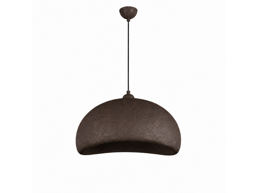 Metall-Hängeleuchte „Beta“ – 40 x 32 cm – Braun