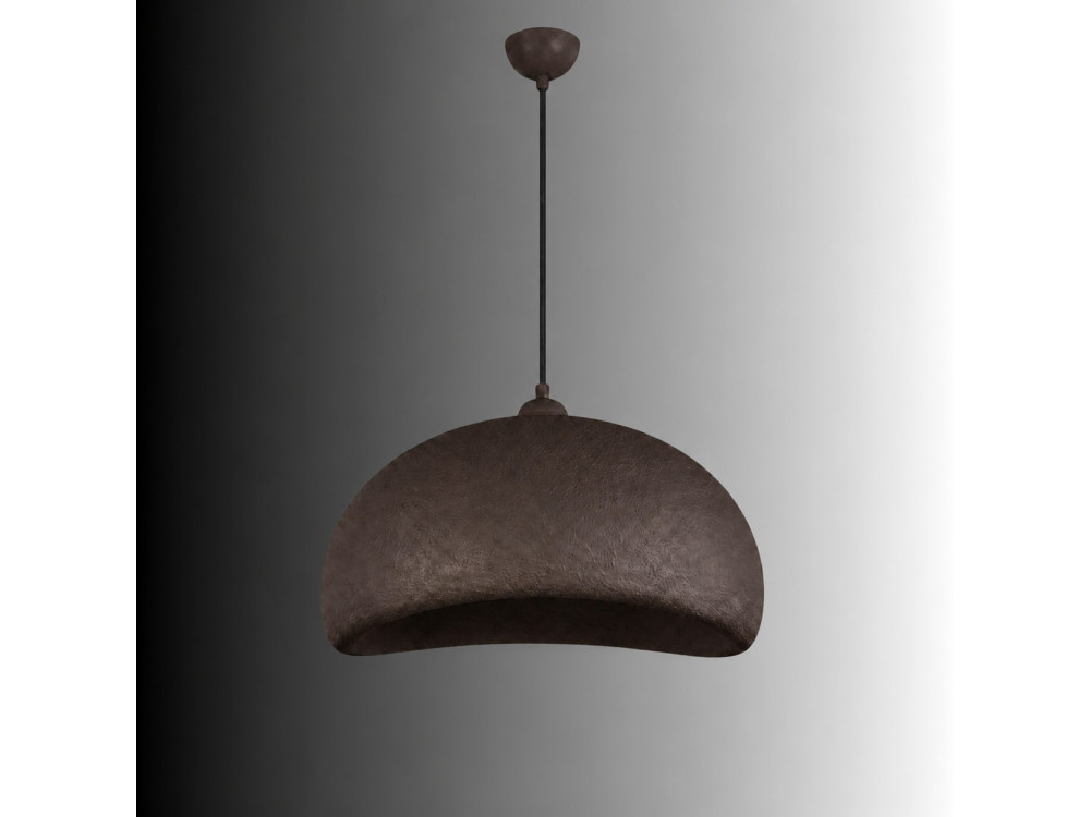 Metall-Hängeleuchte „Beta“ – 40 x 32 cm – Braun