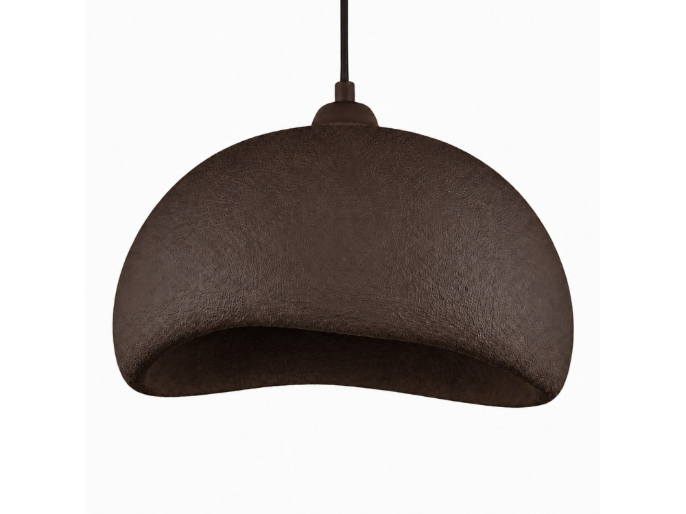 Metall-Hängeleuchte „Beta“ – 40 x 32 cm – Braun