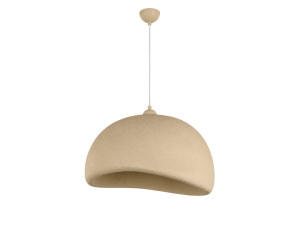 Metall-Hängeleuchte „Beta“ – 50 x 40 cm – Beige