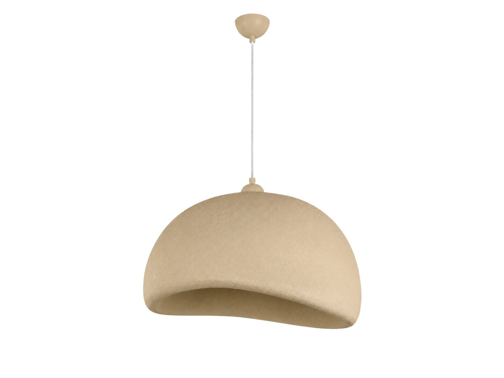 Metall-Hängeleuchte „Beta“ – 50 x 40 cm – Beige