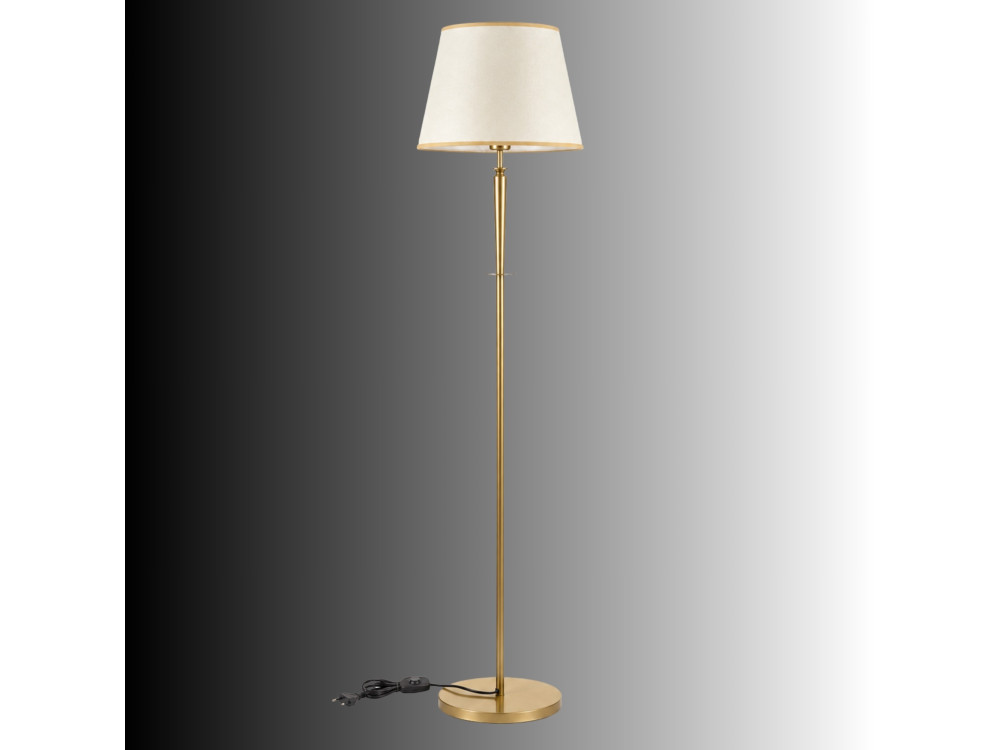 Metall-Stehlampe „Milano“ – 40 x 40 cm – Beige