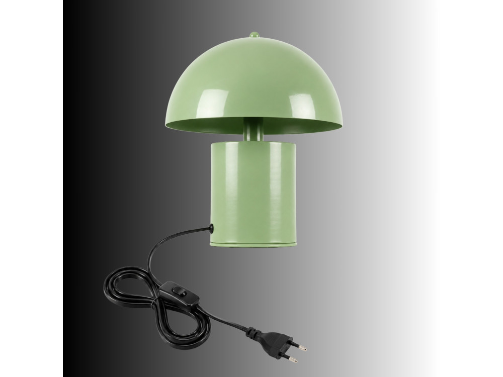 Tischlampe aus Metall „Pera“ – 26 x 26 cm – Mintgrün