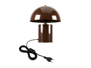 Tischlampe aus Metall „Pera“ – 26 x 26 cm – Braun