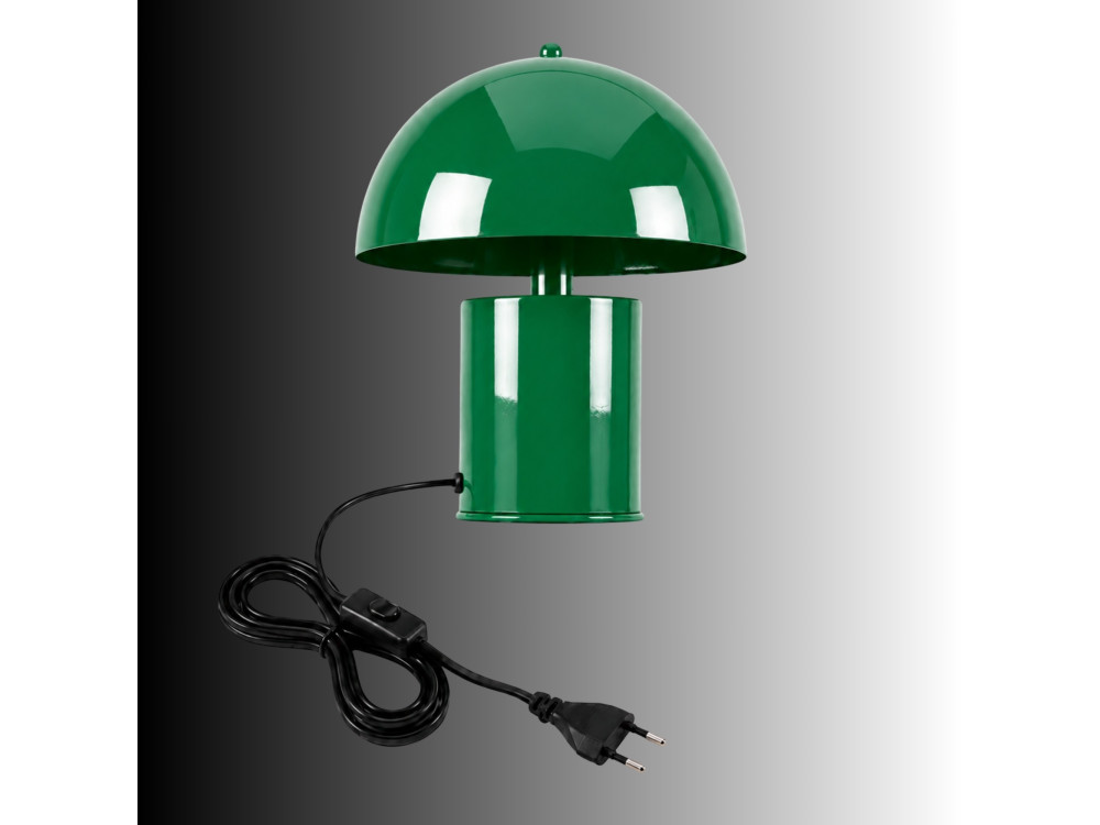 Tischlampe aus Metall „Pera“ – 26 x 26 cm – Dunkelgrün