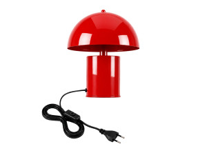 Tischlampe aus Metall „Pera“ – 26 x 26 cm – Rot