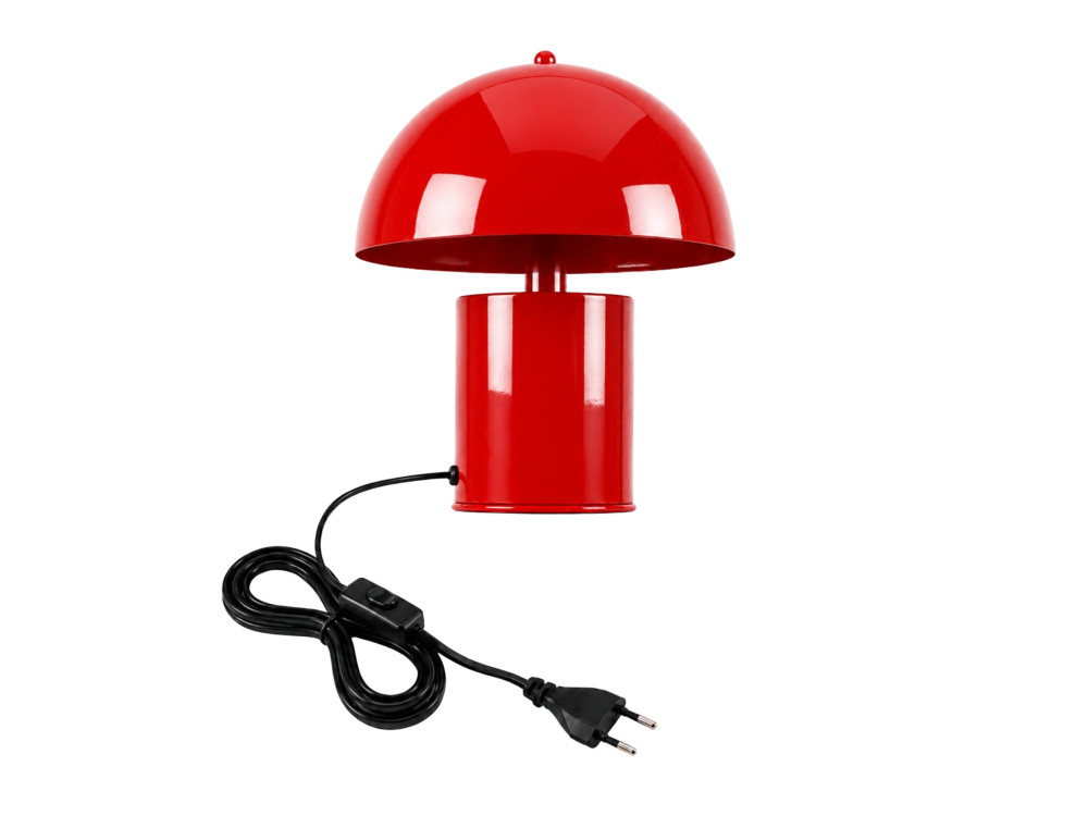 Tischlampe aus Metall „Pera“ – 26 x 26 cm – Rot