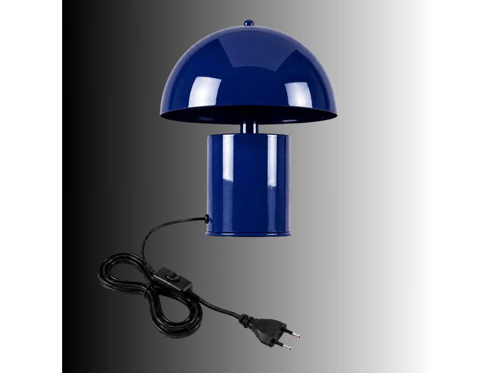 Tischlampe aus Metall „Pera“ – 26 x 26 cm – Marineblau