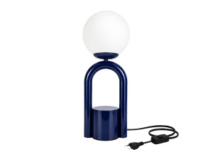 Tischlampe aus Metall „Loop“ – 15 x 15 cm – Blau