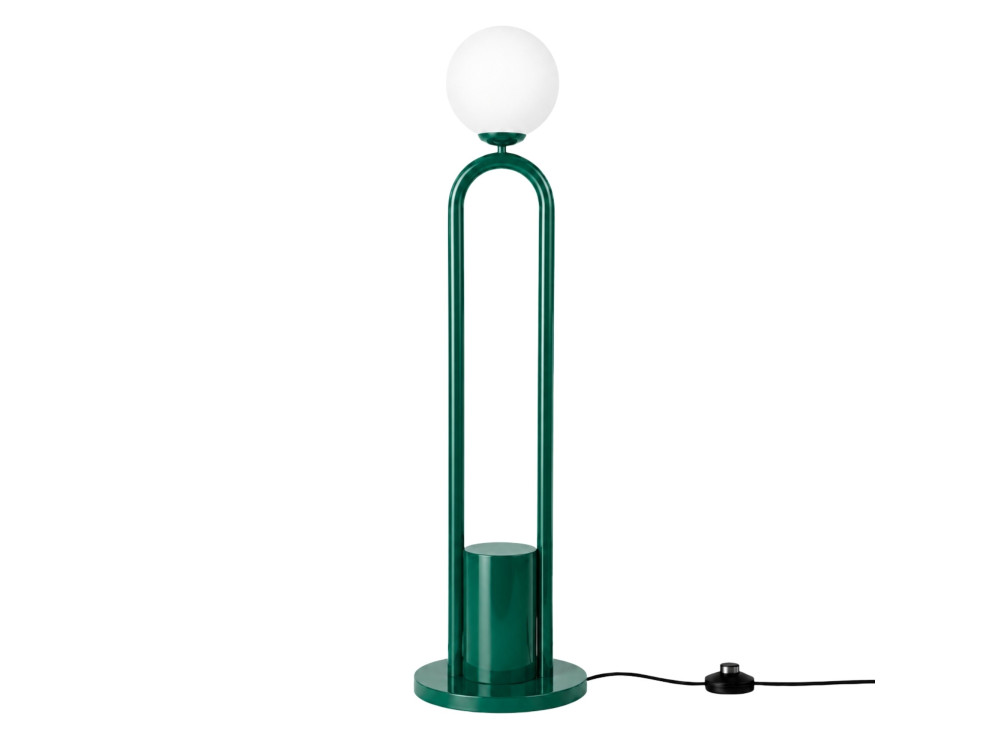 Metall-Stehlampe „Loop“ – 30 x 30 cm – Grün