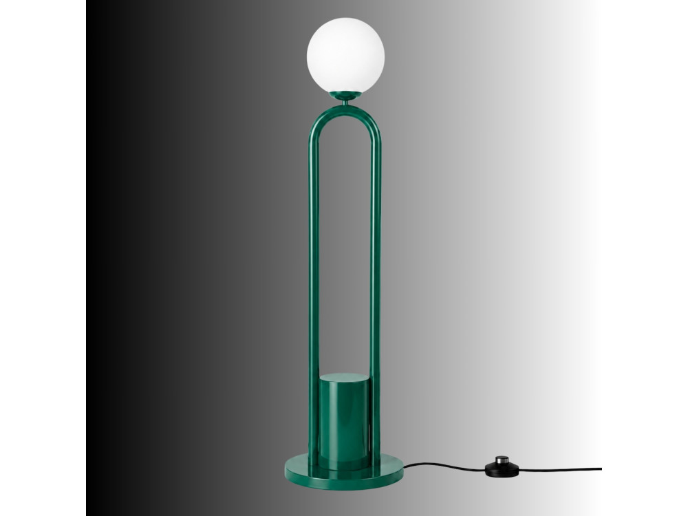 Metall-Stehlampe „Loop“ – 30 x 30 cm – Grün